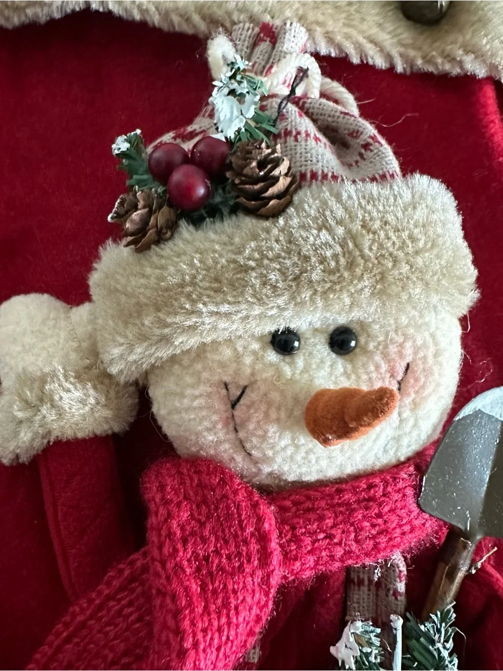 Home Accents Wishes & Wonder Christmas Stocking 3D Snowman Holiday Decoration